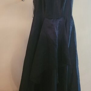 Adrianna Papell Blue High Low Dress